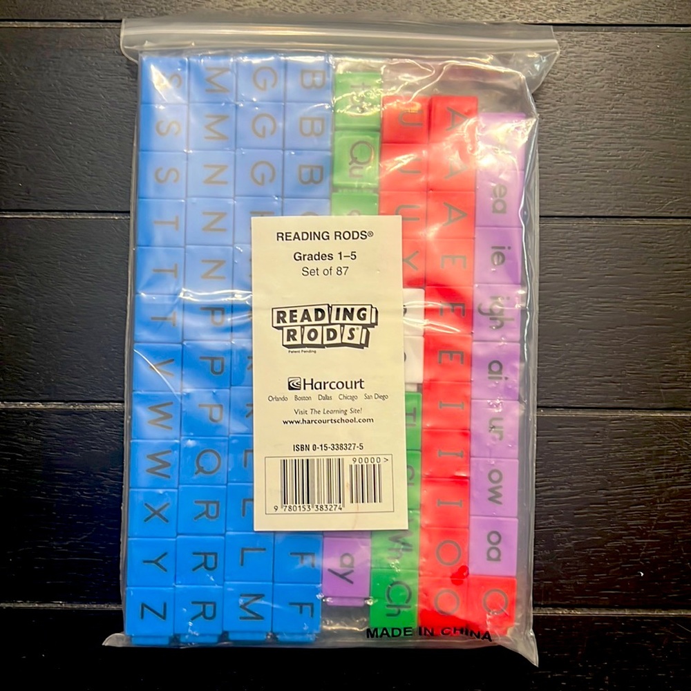 New Reading Rods Grades 1-5 Set of 87